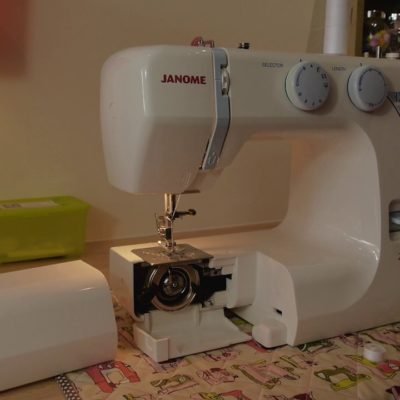 Threading your front loading sewing machine