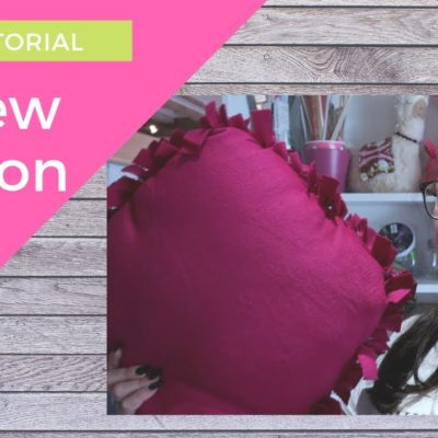 How to make a fancy cushion cover without sewing! | Tutorial | CRAFTS