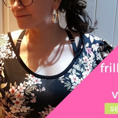 Adding a frill sleeve to a vest top | Agnes Hack | SEWING TUTORIAL part 1