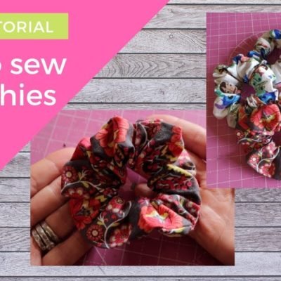 How to sew a scrunchie with a nice smooth join | Learn to sew with me | SEWING TUTORIAL
