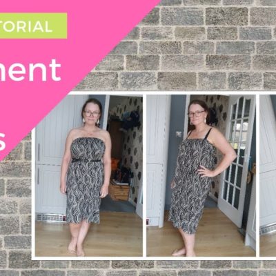 How to sew 3 separate garments from 1 meter of fabric | Cover up, dress & skirt | SEWING TUTORIAL