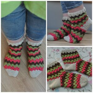 Learn to crochet socks - online crochet course