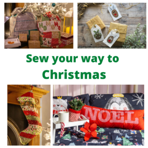 Sew your way to Christmas - online sewing course bundle