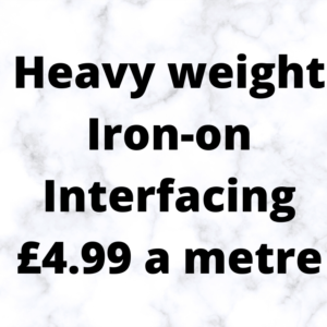Heavy-weight iron-on interfacing