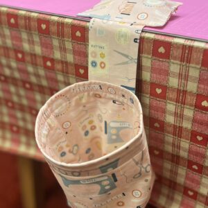 Scrap catcher and pin cushion