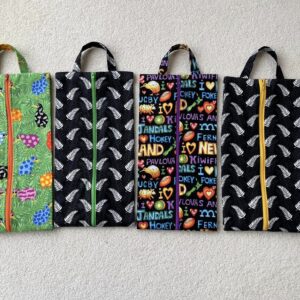 Expanding shoe bag - sewing tutorial